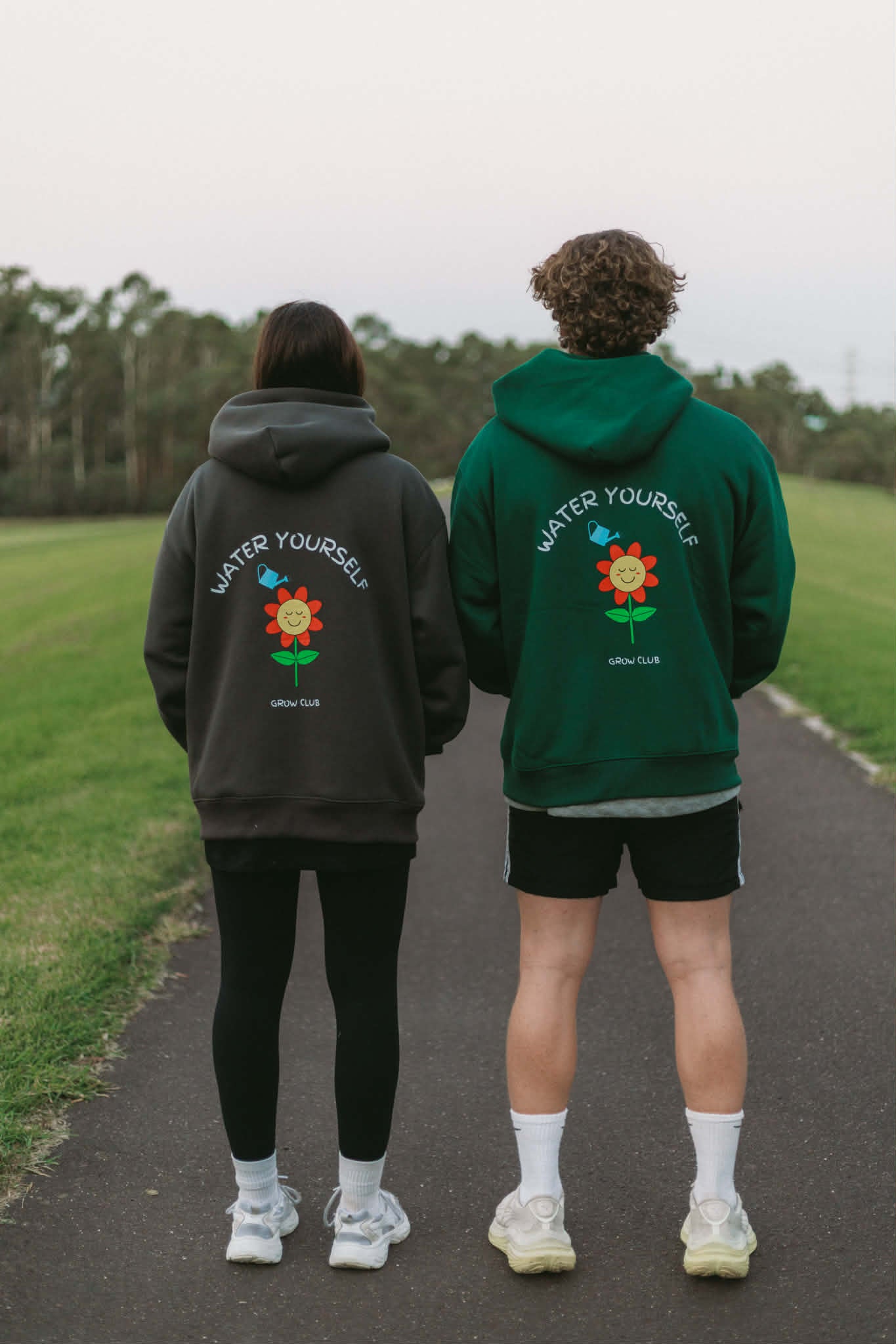 WATER YOURSELF HOODIE (GREY)